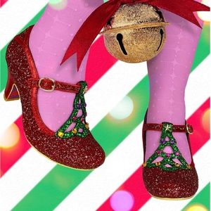 Irregular Choice Nicely Festive Christmas Tree Shoes size 40 (9)